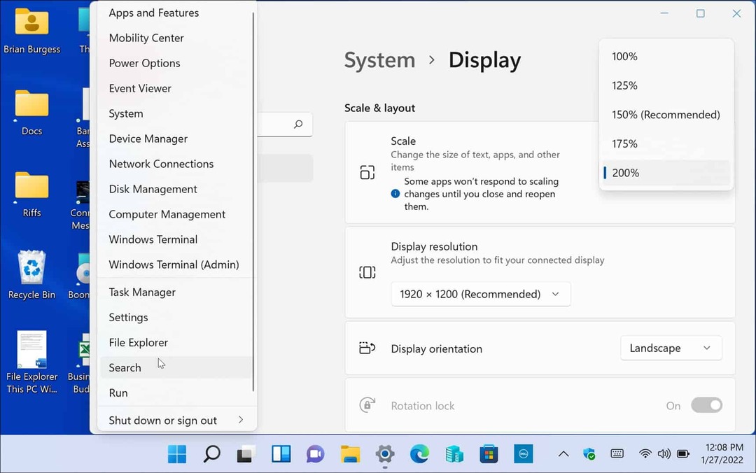 Cum să ajustați setările de scară de afișare pe Windows 11