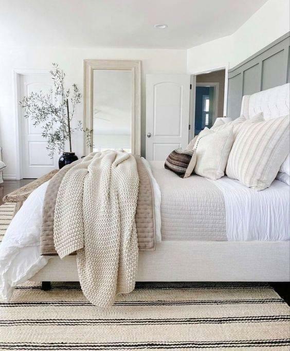 decor alb pentru dormitor