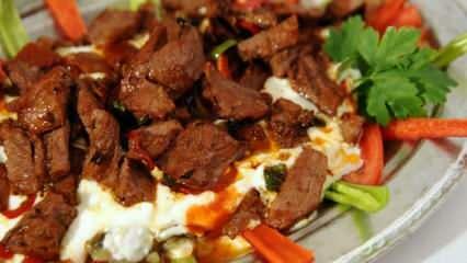 Cum să faci cel mai ușor kebab Ali Nazik? Gaziantep