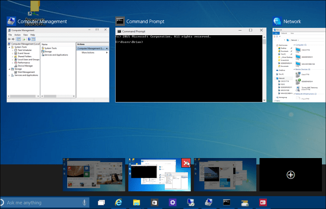 Închideți Windows 10 Virtual Desktop