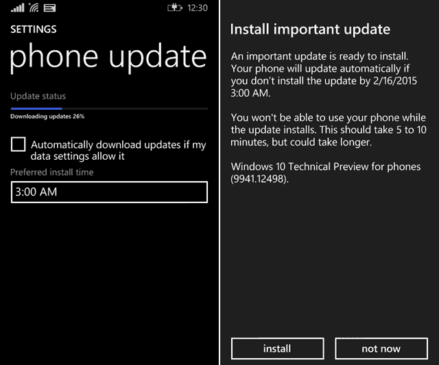 Instalați Windows 10 Technical Preview pentru telefoane