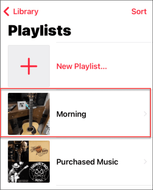 schimba o imagine de playlist pe muzica Apple