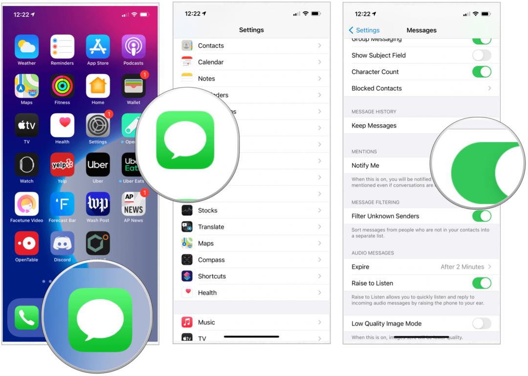 iOS 14 dezactivează notificările