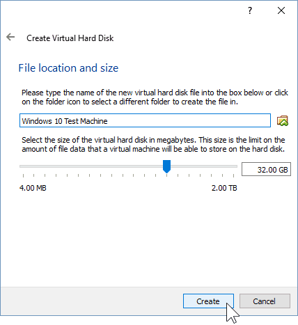 07 Determinați locația hard disk-ului (instalare Windows 10)