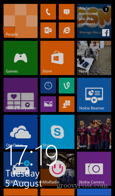 Blocarea capturilor de ecran Windows Phone 8.1 este activată