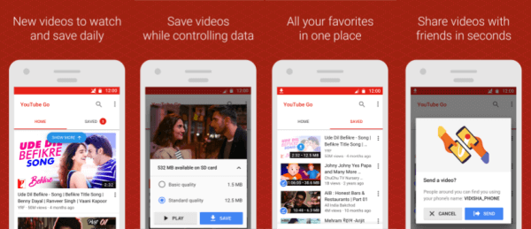 Versiunea beta a aplicației YouTube Go este disponibilă pentru descărcare în Magazinul Google Play din India.