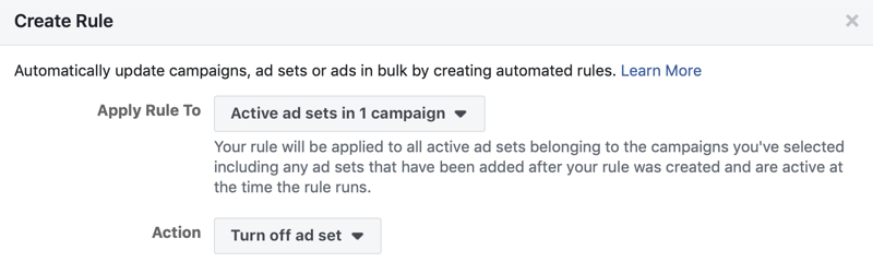 Scăriți campaniile dvs. publicitare Facebook; pasul 13.