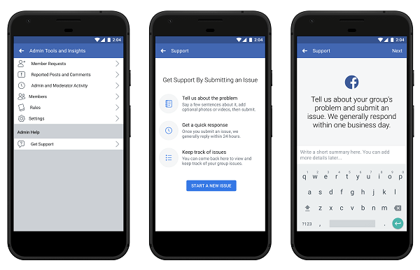 Facebook îmbunătățește resursele de administrare și asistența pentru grupuri.