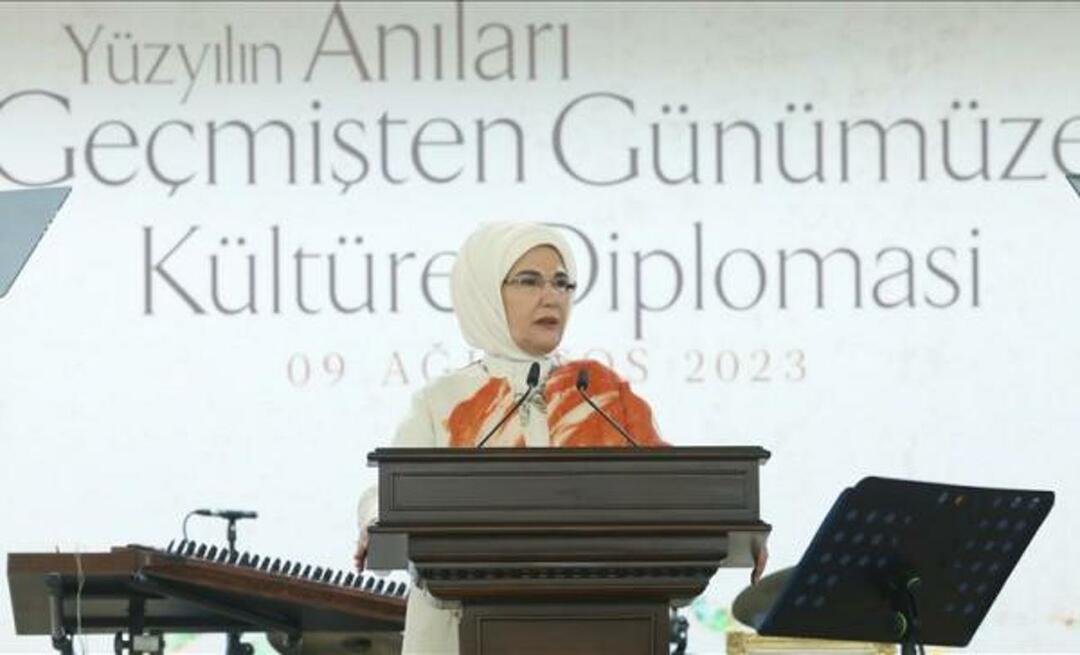 Emine Erdoğan s-a alăturat programului de diplomație culturală: „Türkiye va fi mereu pe teren”