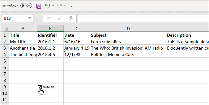 Introduceți o casetă de selectare în Microsoft Excel