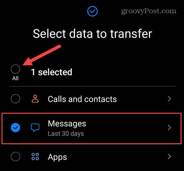 Transferați SMS-uri de pe Android pe iPhone