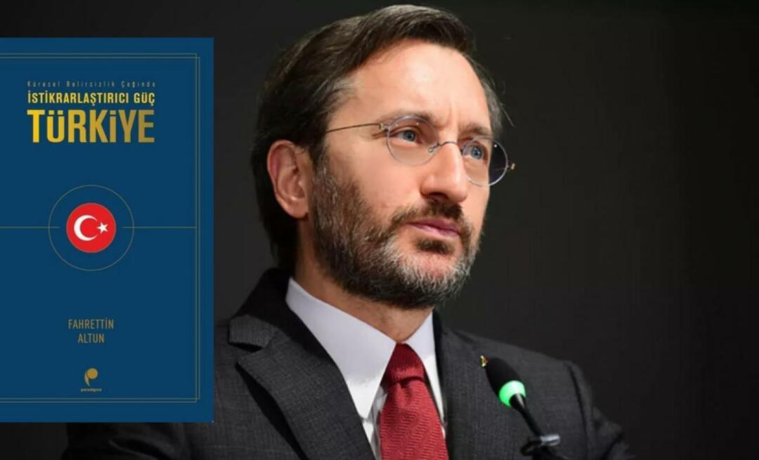 Noua carte de la directorul de comunicații Fahrettin Altun: Stabilizing Power Türkiye