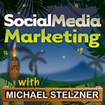 Social Media Marketing Podcast îl ajută pe Mike să construiască relații cu influențatori.