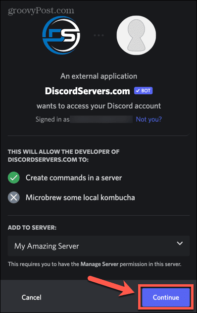 serverul discord continuă