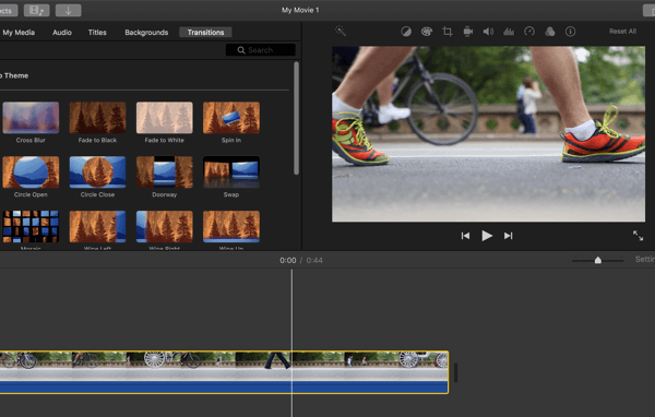 iMovie este o opțiune excelentă de editare video pentru începători.