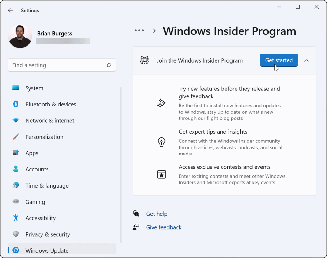 Cum să vă alăturați programului Windows Insider pe Windows 11