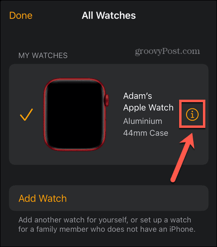 informații despre Apple Watch