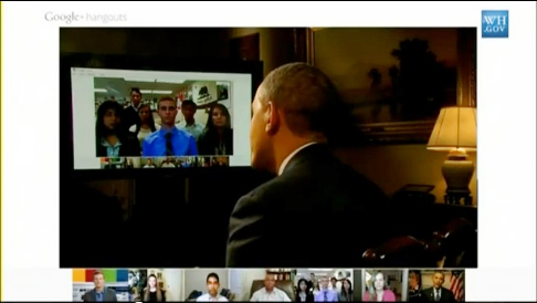 hangout președinte Obama