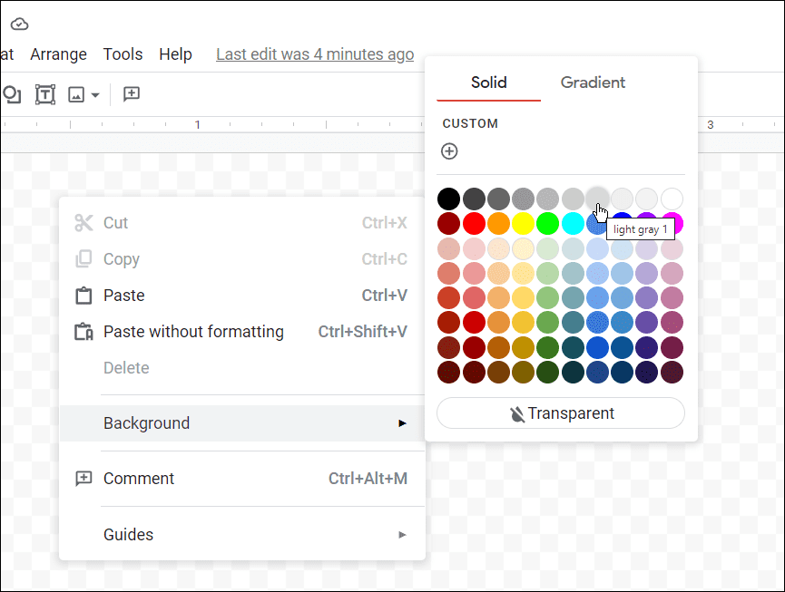 alege culoarea cardului cum să faci carduri pe Google Docs
