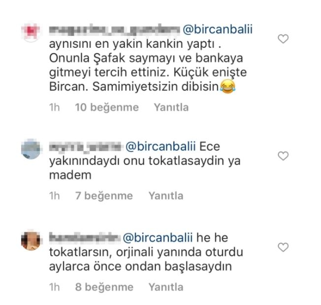 A existat o reacție la comentariul lui Bircan Bali despre „Unfaithful”!