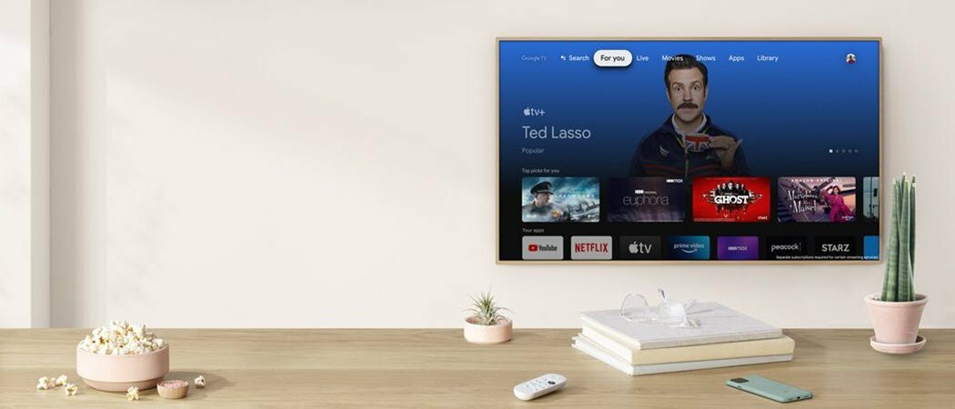 Apple TV vine la Chromecast cu Google TV