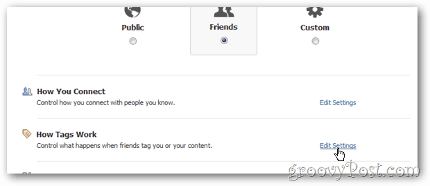 Confidențialitate Facebook - Configurați cum funcționează etichetele