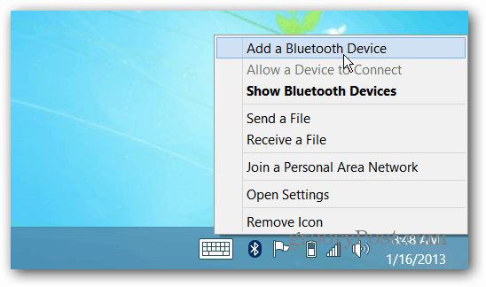 Adăugați un dispozitiv Bluetooth