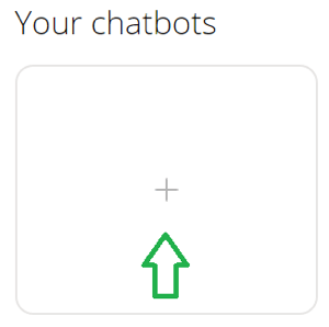 Începeți un nou chatbot pe Chatfuel.