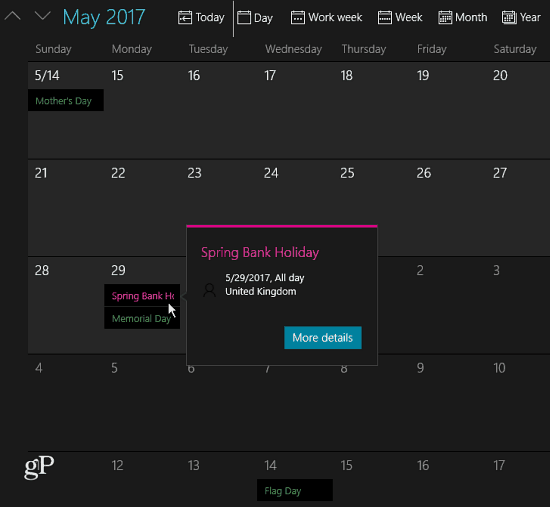 concedii adăugate în calendar