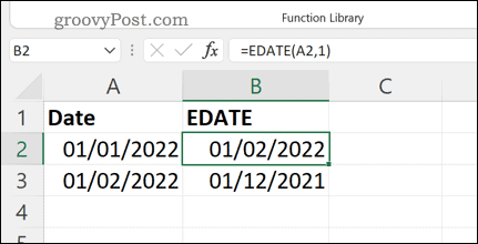 Alte exemple de formula EDATE în Excel