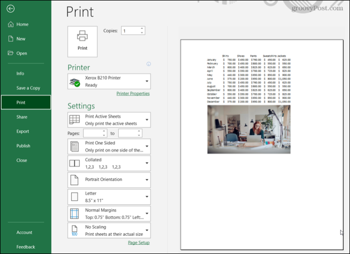 Previzualizați tipărirea fără linii de grilă în Excel 