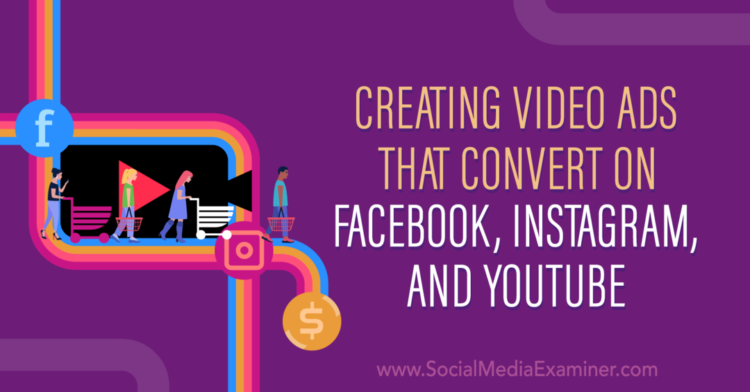 Crearea de reclame video care fac conversie pe Facebook, Instagram și YouTube, cu informații de la Matt Johnston pe podcastul de marketing pe rețelele sociale.