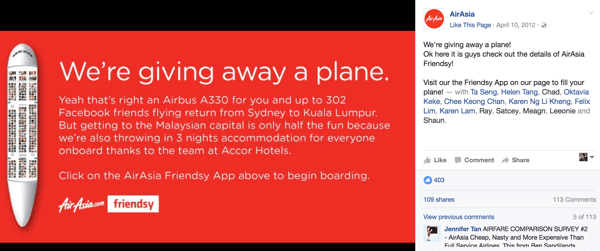 AirAsia a creat o campanie de sensibilizare a mărcii pentru a promova un nou traseu.