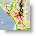 Google Maps Trafic în direct pentru drumuri arteriale