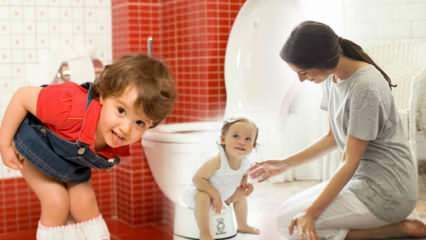 Cum să lase scutecele copiilor? Cum ar trebui copiii să curețe toaleta? Instruire toaletă ..