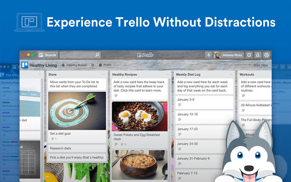 Obțineți Trello pentru desktop pe Mac și Windows.