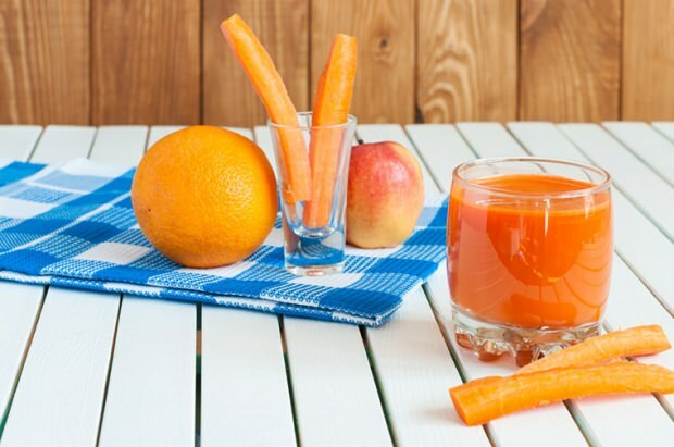 morcov și smoothie portocaliu
