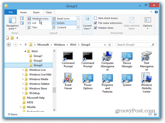 Cum să editați meniul utilizator de Windows 8