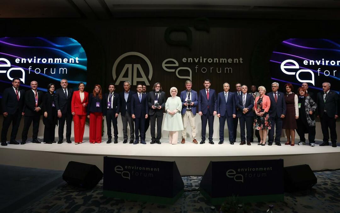 Emine Erdoğan a mulțumit Agenției Anadolu la Forumul Internațional de Mediu