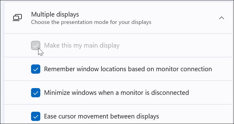 mutați bara de activități pe al doilea monitor pe Windows 11