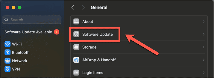 actualizare software mac
