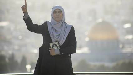Voluntară femeie de pază a Masjid Al-Aqsa: Aqsa până la moartea ei ...