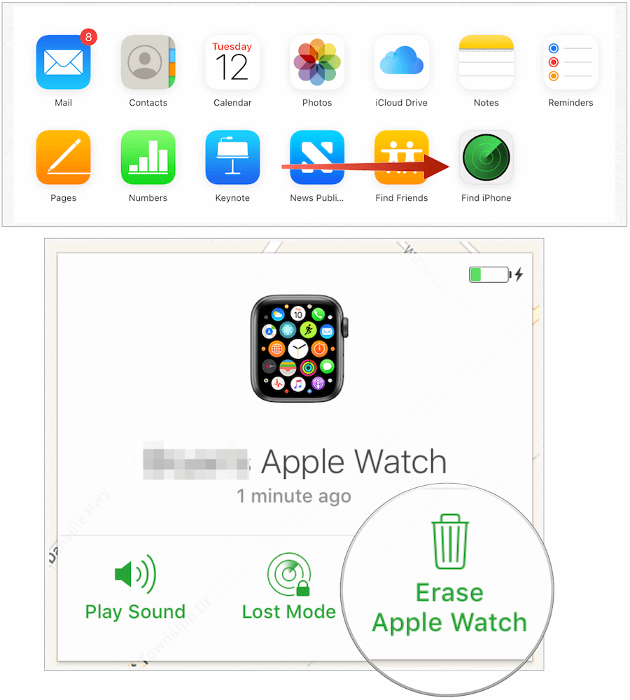 eliminați Apple Watch
