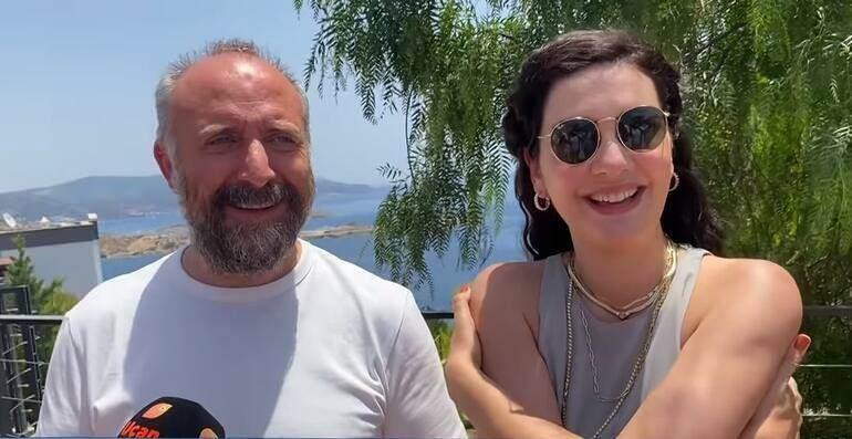 Bergüzar Korel și soțul ei Halit Ergenç sunt în vacanță la Bodrum