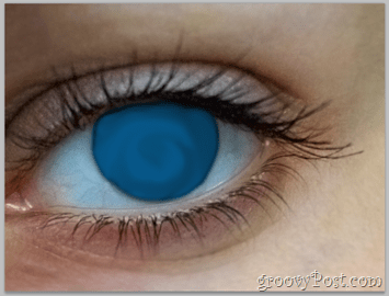Noțiuni de bază Adobe Photoshop - Culoare smurd de ochi umani