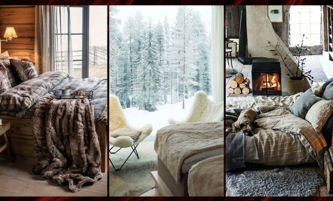 Cum să faci decorațiuni de iarnă în dormitor? 2023 decor dormitor