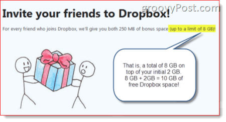 10+ GB spațiu gratuit pentru Dropbox