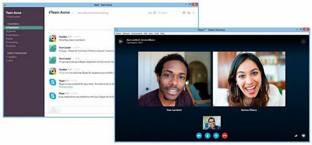 Adăugați-vă contactele Skype la echipa dvs. Slack cu noua previzualizare a integrării