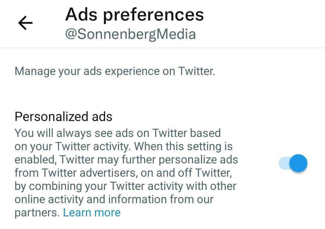 cum-se-vezi-mai-concurent-anunțuri-twitter-preferințe-anunțuri-personalizate-sonnenbergmedia-example-1