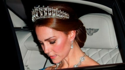 Kate Middleton cu coroana moștenită de la Lady Diana